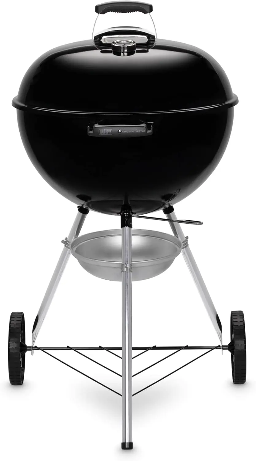 Barbecue weber en métal noir vue 2