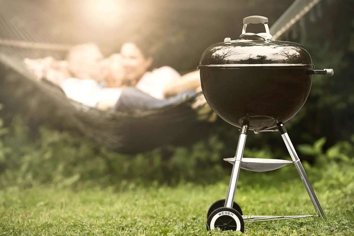 Barbecue weber en métal noir vue 14