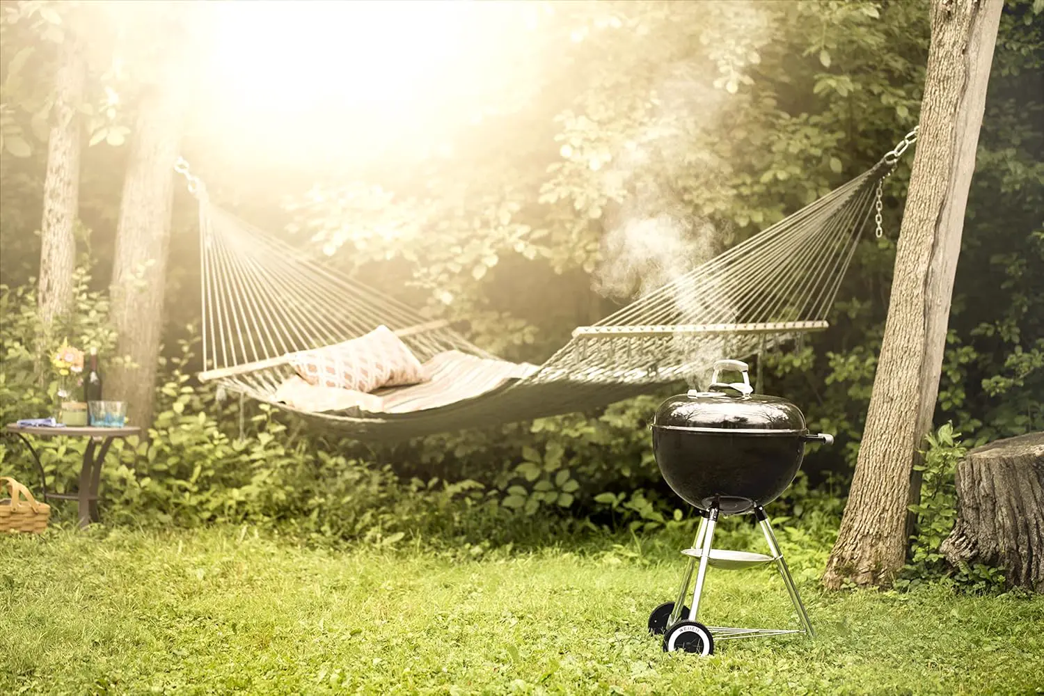 Barbecue weber en métal noir vue 15