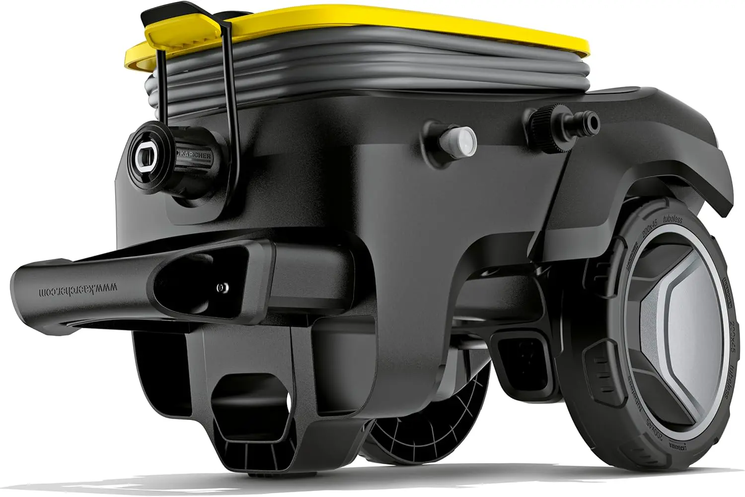 Nettoyeur haute pression en aluminium jaune vue 9