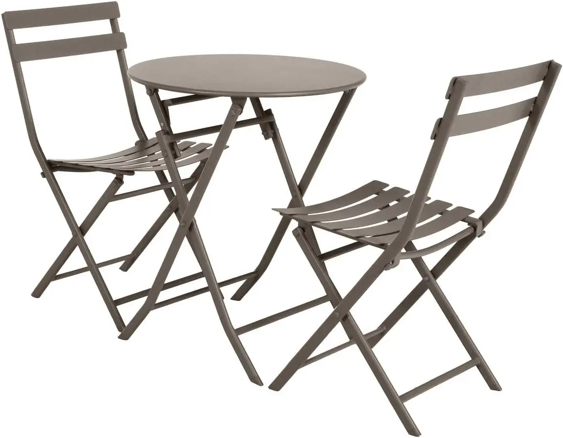 Table de jardin marron vue 4