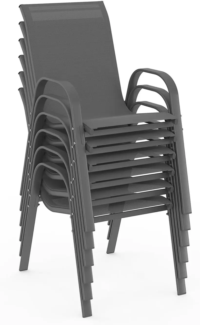 Table de jardin 8 places gris vue 4