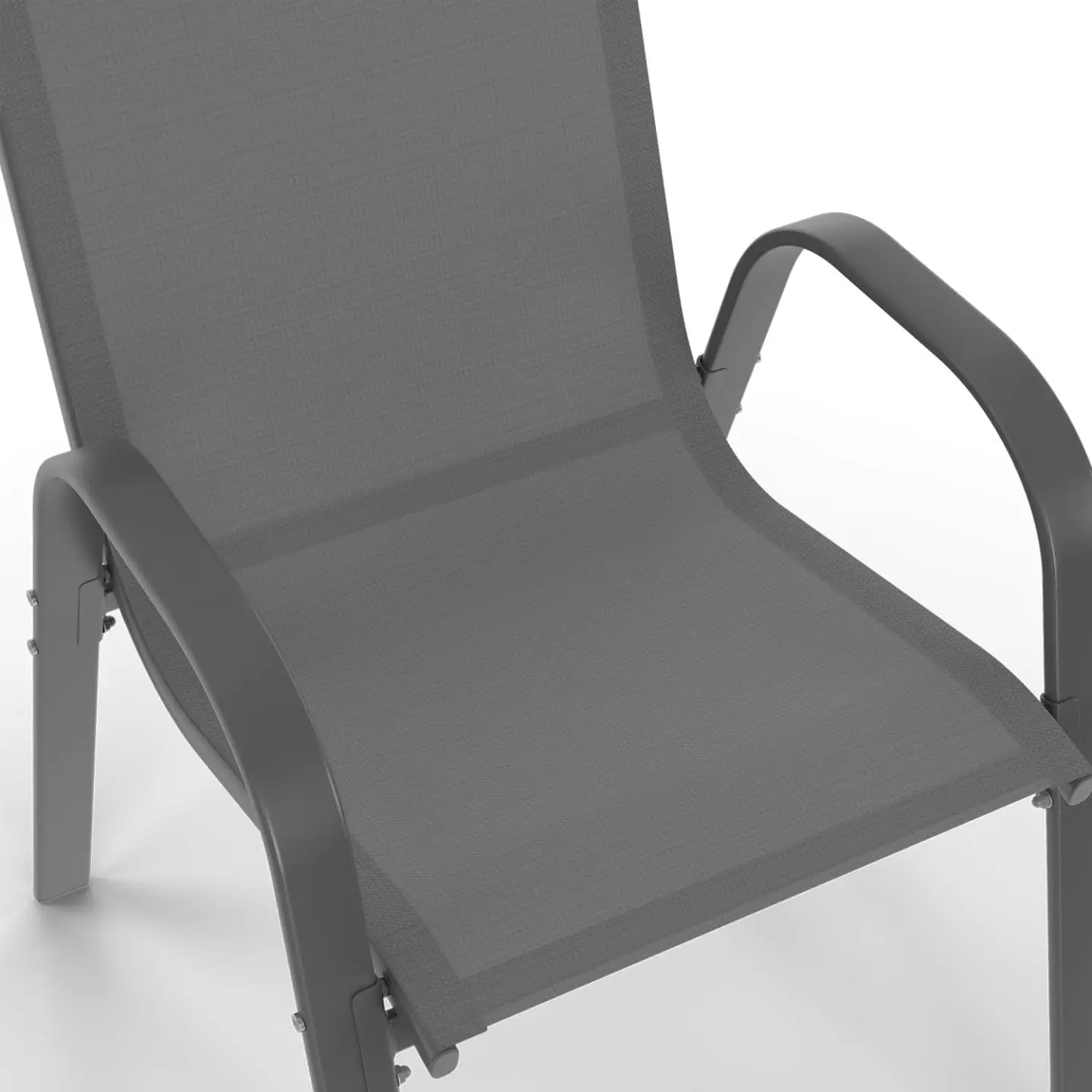 Table de jardin 8 places gris vue 8