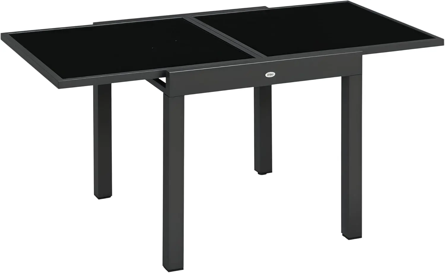 Outsunny Table Extensible de Jardin Grande Taille dim. dépliées 160 x