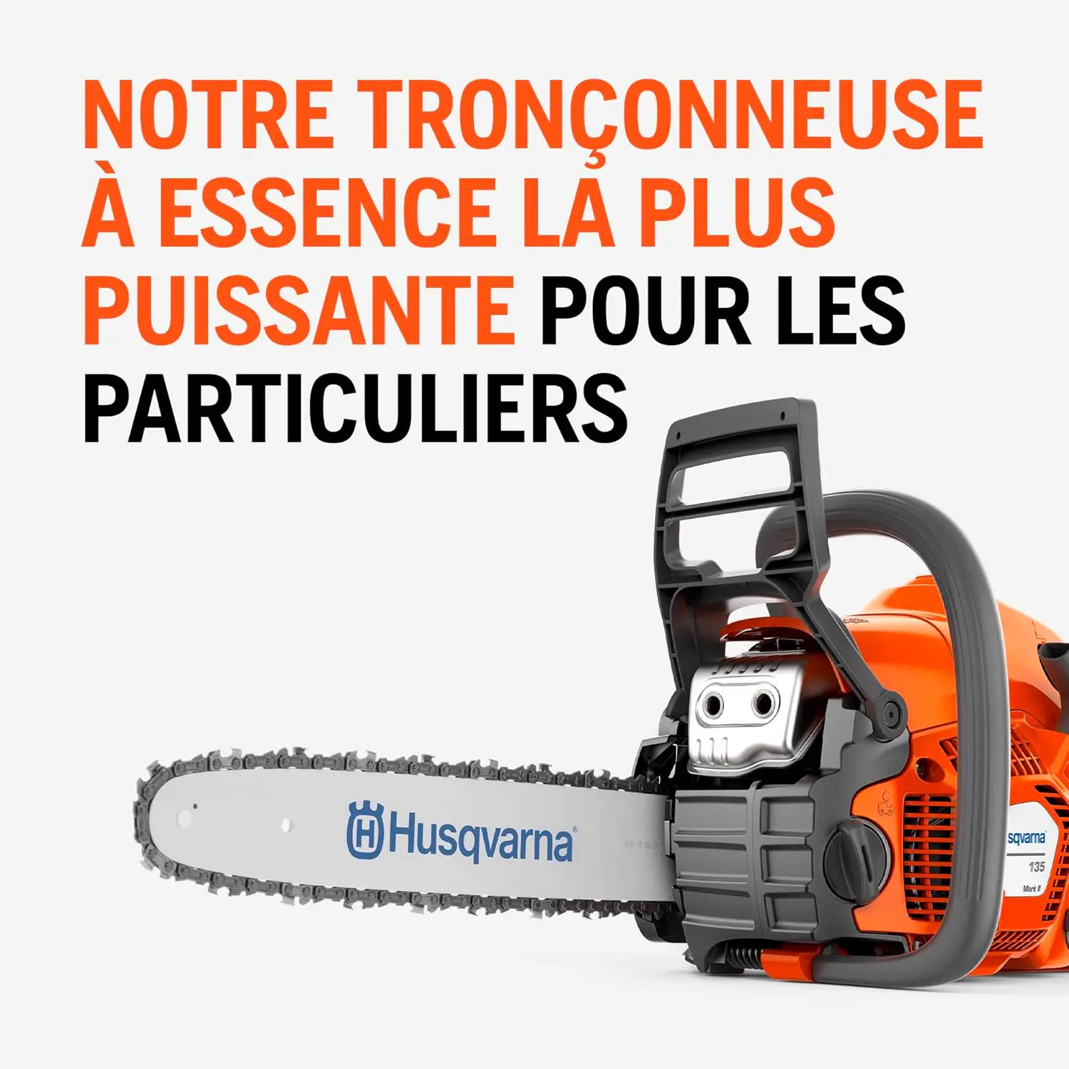 Tronçonneuse thermique en bois vue 9