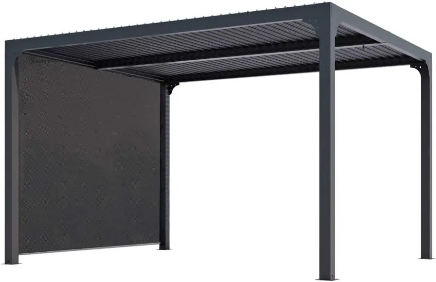 Pergola Bioclimatique 10.8m² Gris Anthracite - PER3630RBI 10.8m²