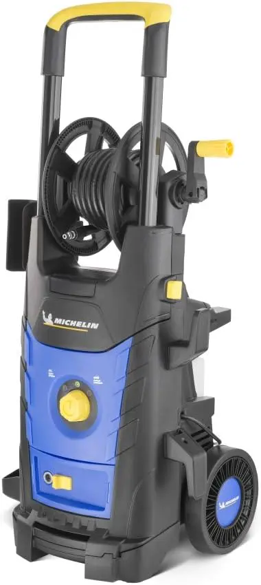 Nettoyeur haute pression en bois bleu vue 2