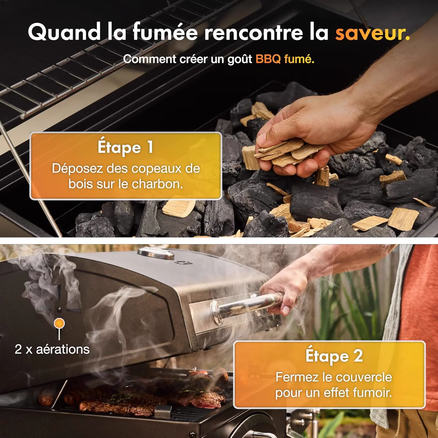 Barbecue weber VonHaus Barbecue au Charbon vue 5