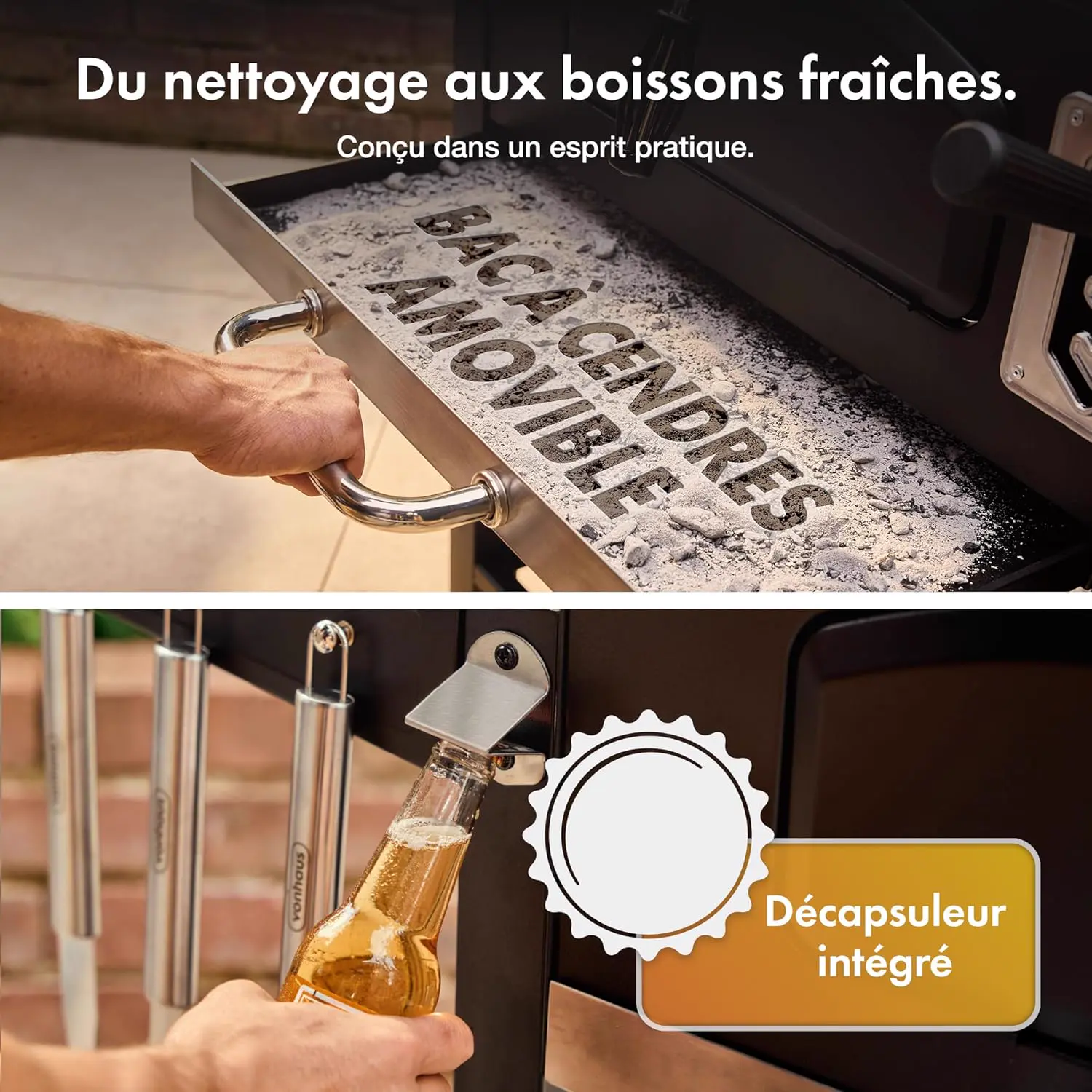 Barbecue weber VonHaus Barbecue au Charbon vue 6