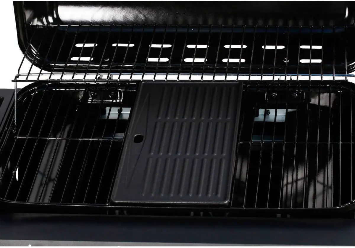 Barbecue à gaz en métal noir 64 m² vue 5