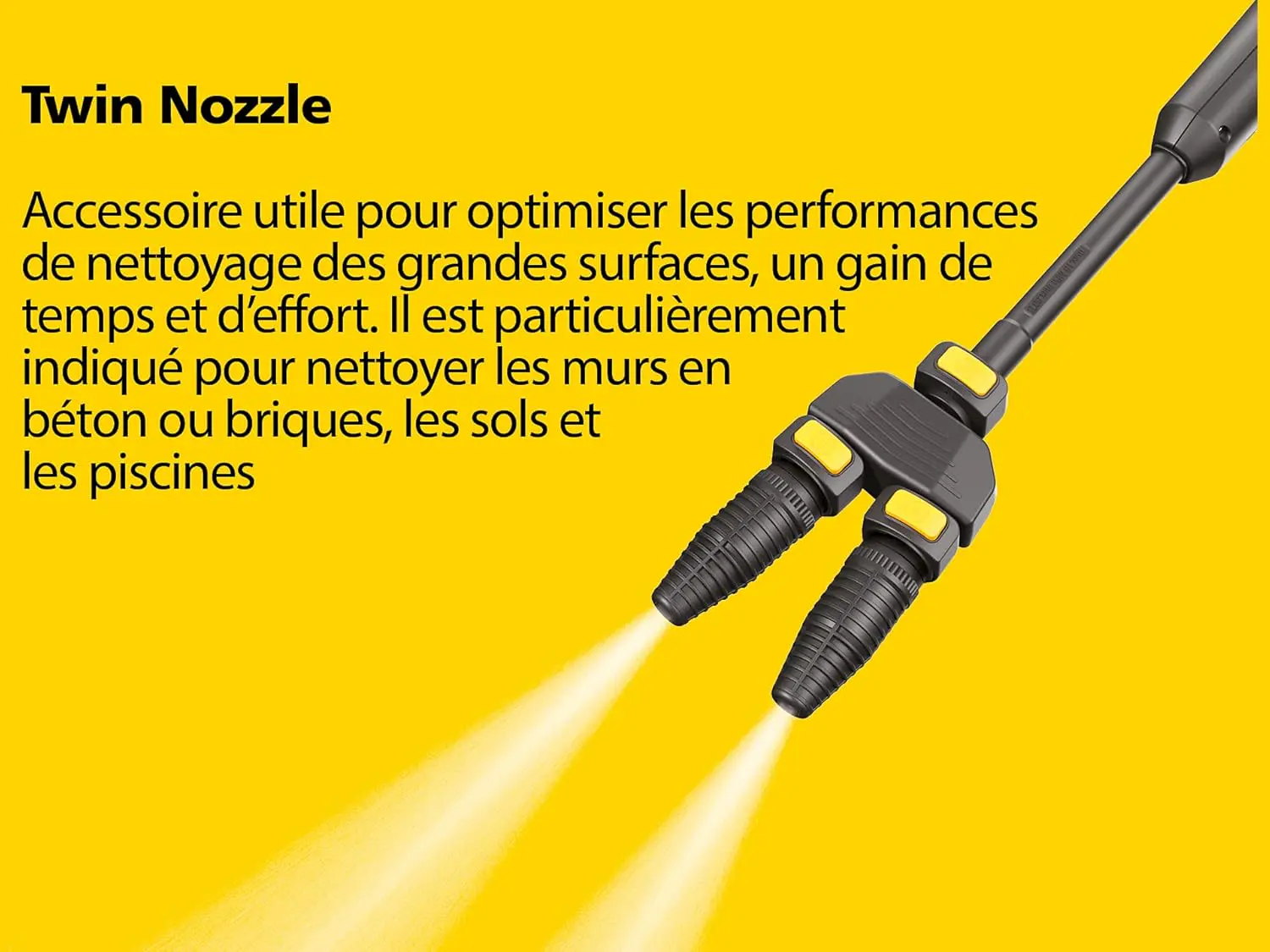 Nettoyeur haute pression noir vue 6