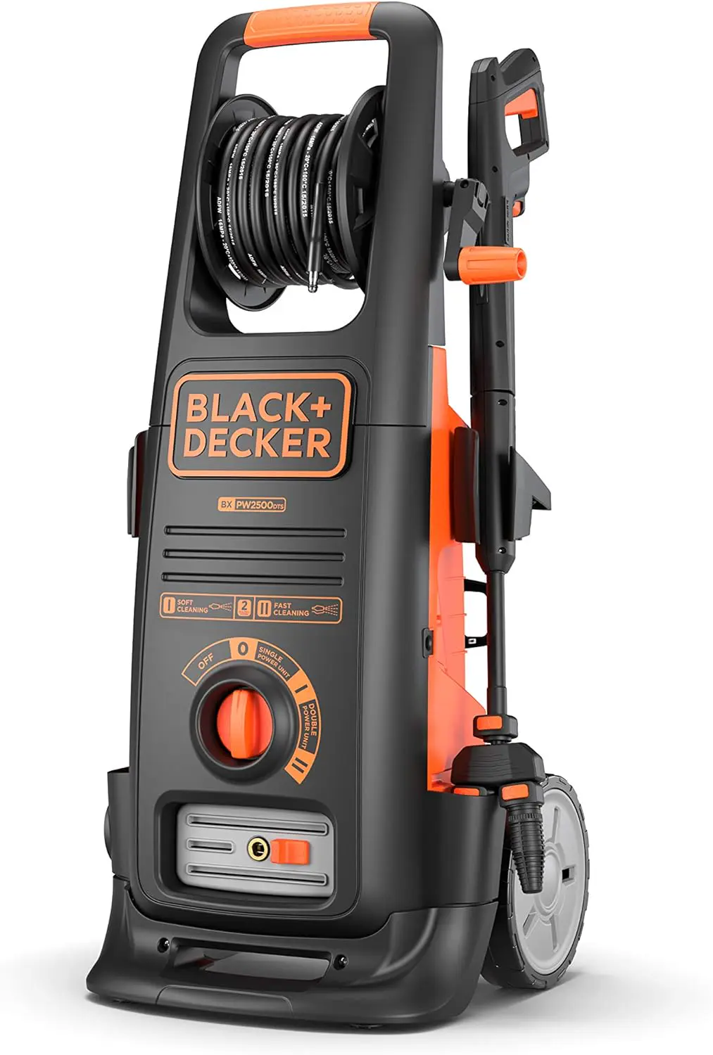 Black+Decker Nettoyeur Haute Pression BXPW2500DTS avec Dualtech System