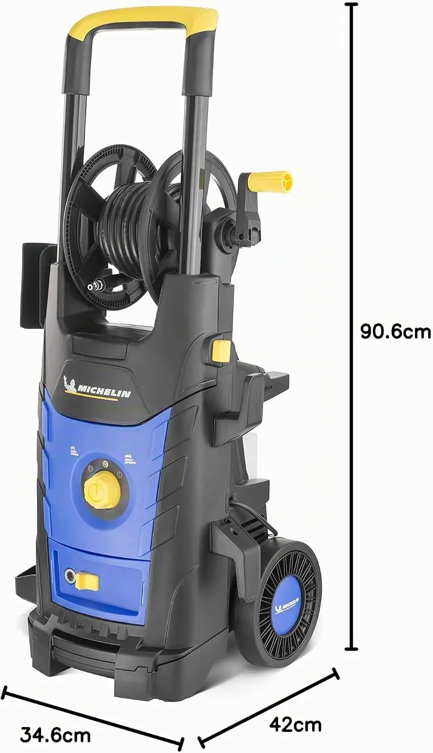 Nettoyeur haute pression en bois bleu vue 6