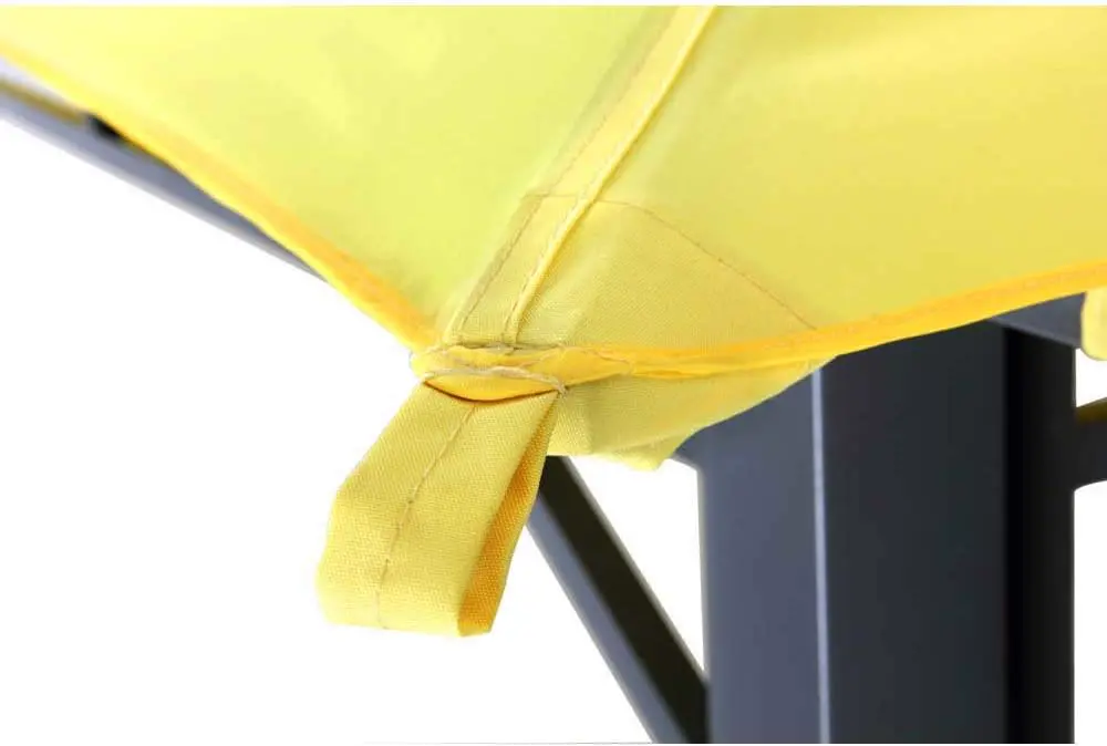 Tonnelle jaune vue 2