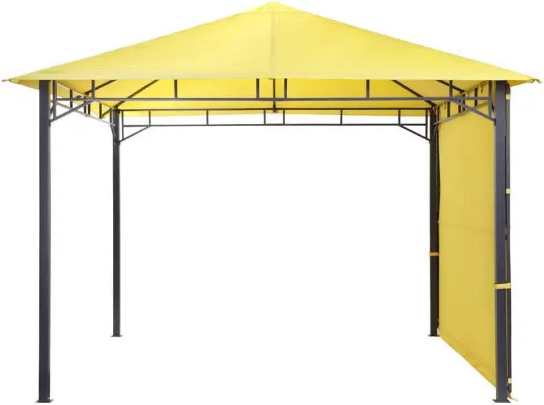 Tonnelle jaune vue 3