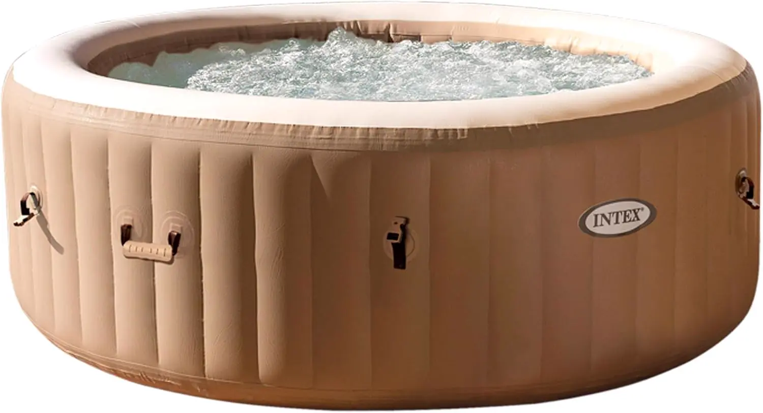 Spa gonflable 4 personnes 4 places beige vue 1
