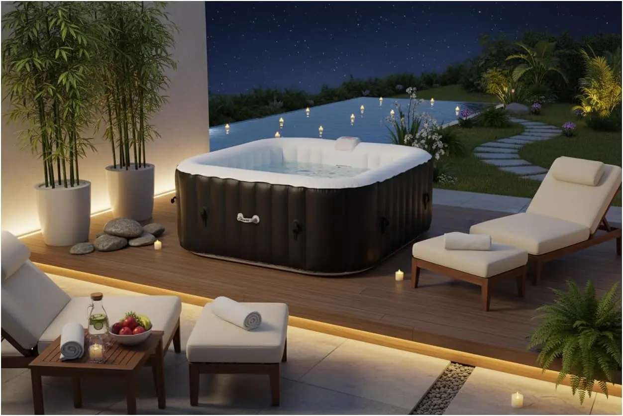 Spa gonflable 4 personnes 6 places vue 6