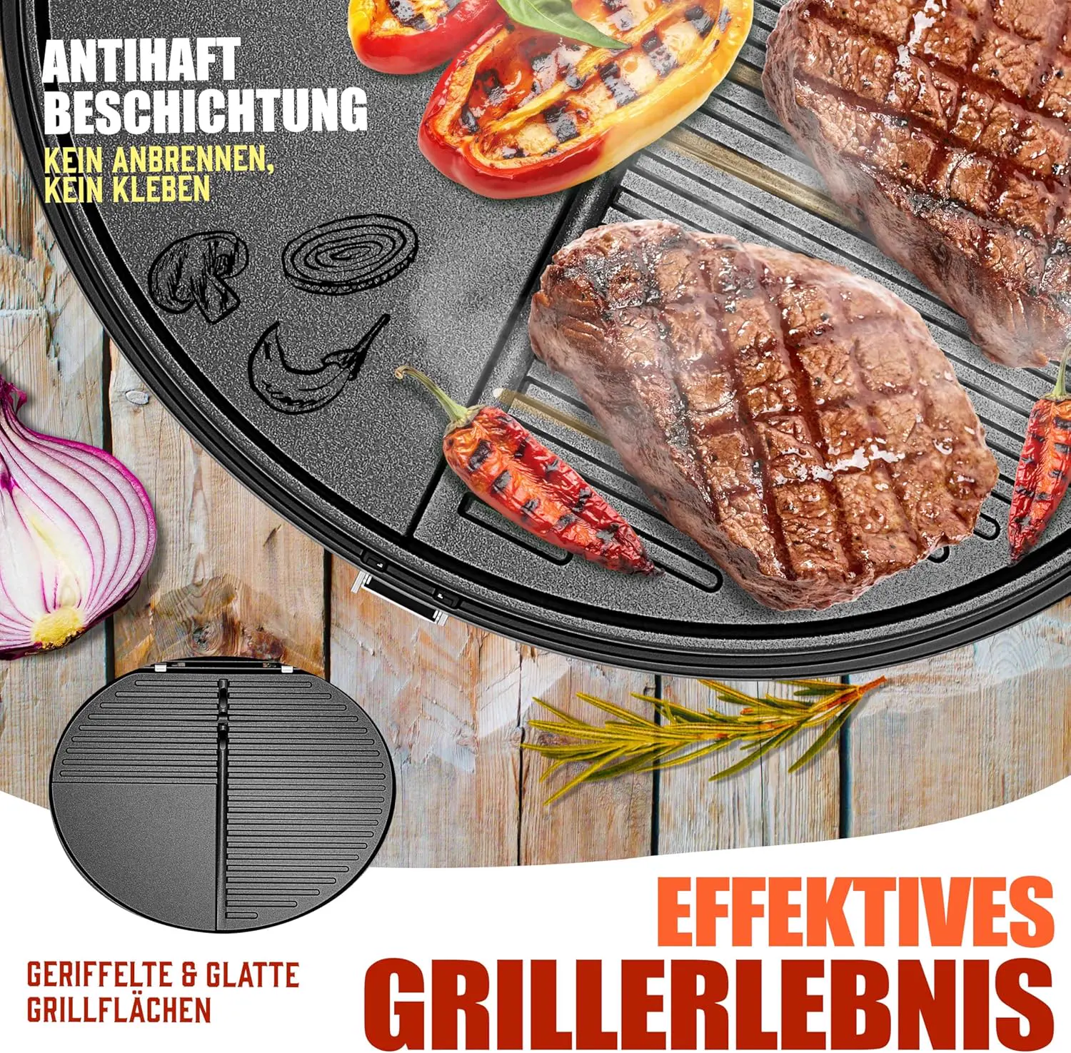 Barbecue électrique noir vue 8