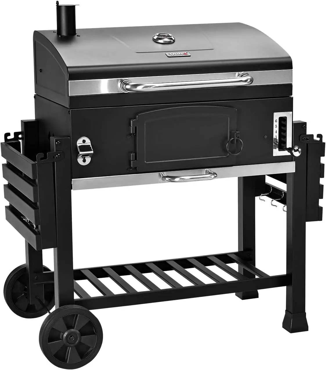 Barbecue à charbon en bois 42 m² vue 7