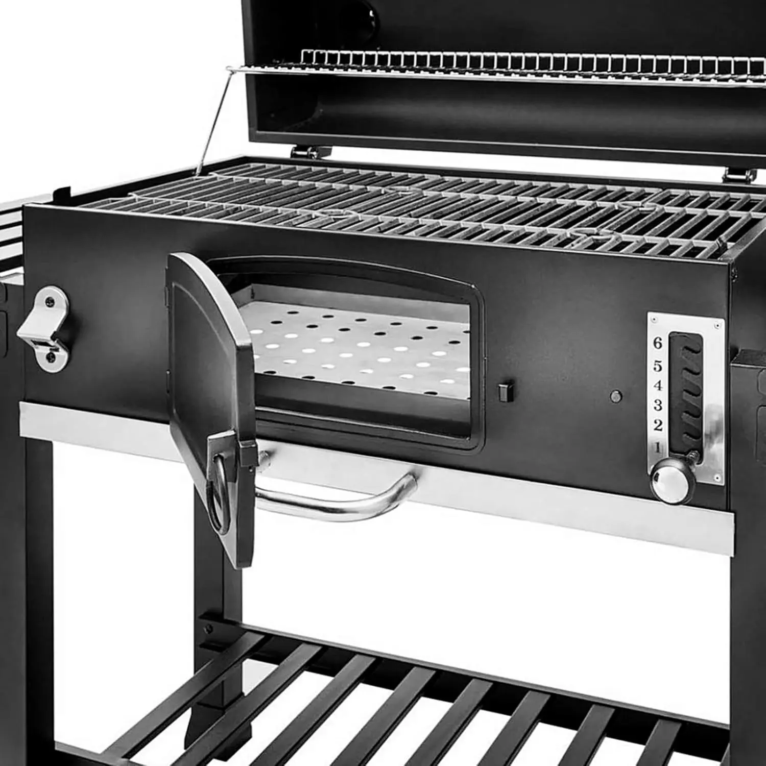 Barbecue à charbon en bois 42 m² vue 8