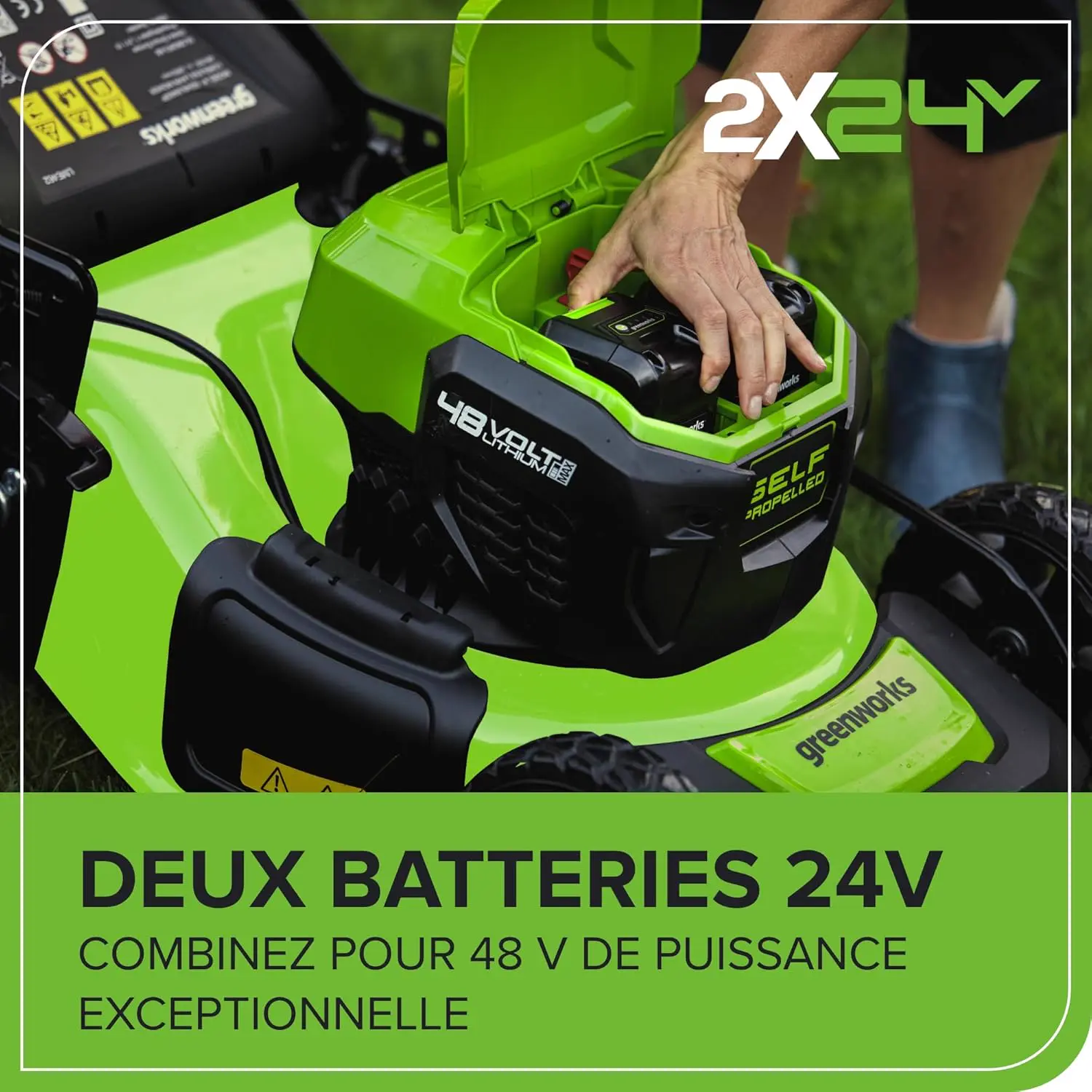 Tondeuse autoportée en métal vue 4