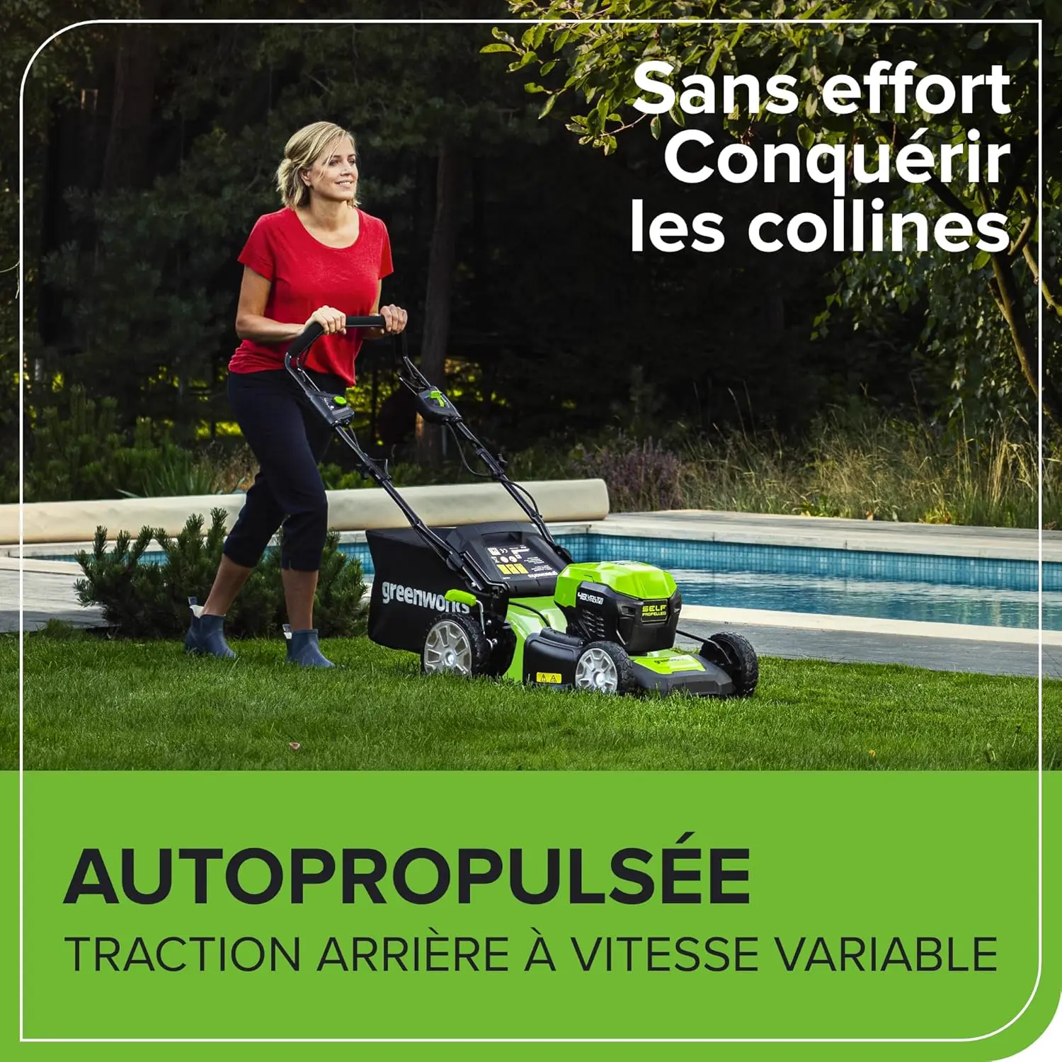 Tondeuse autoportée en métal vue 6