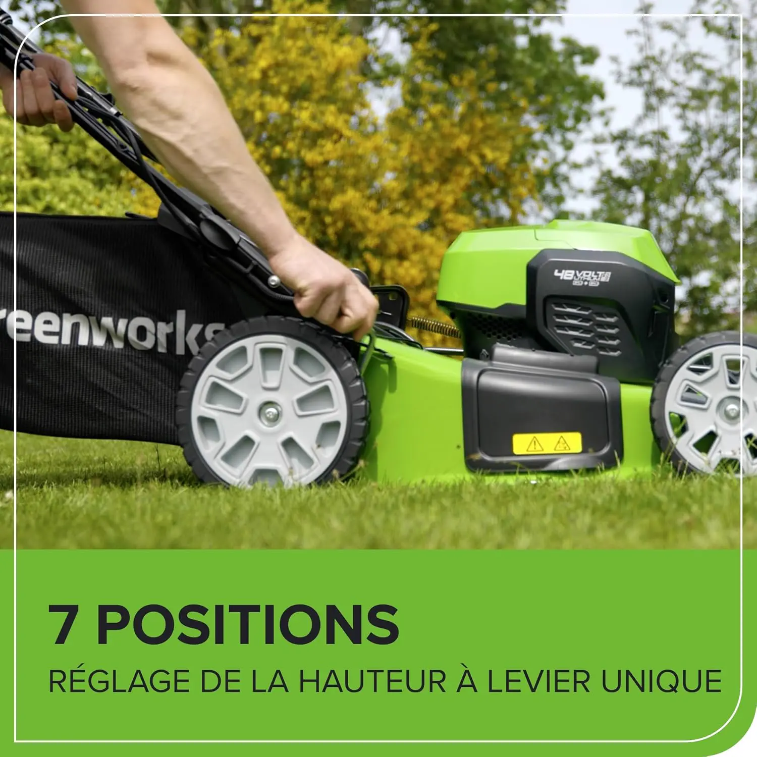 Tondeuse autoportée en métal vue 7