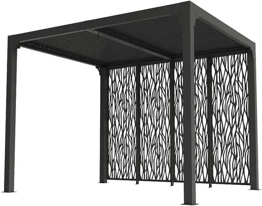 Pergola Bioclimatique 7.20m² Gris Anthracite - PER2430MBI 7.20m²