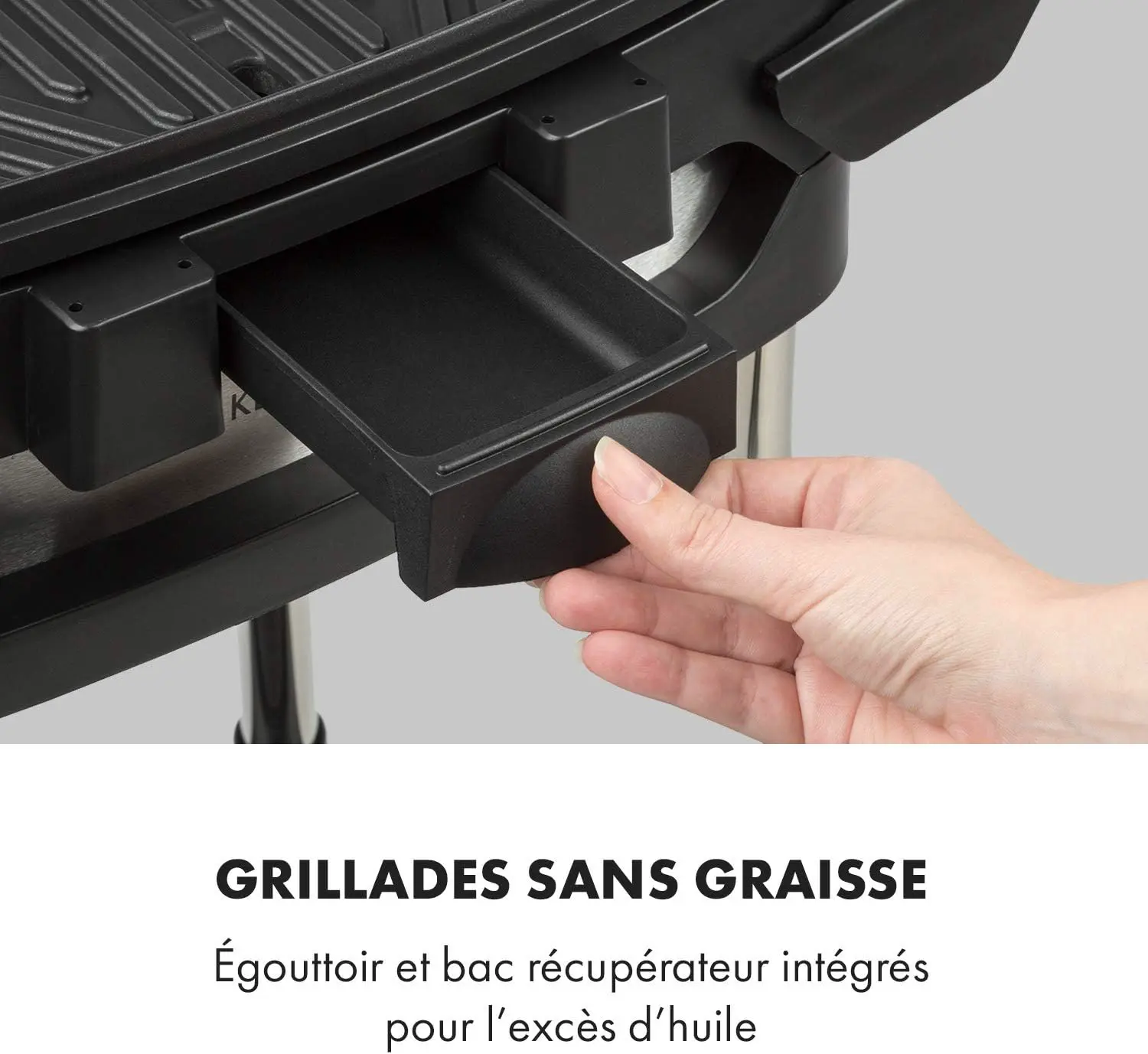 Barbecue électrique en métal noir vue 8