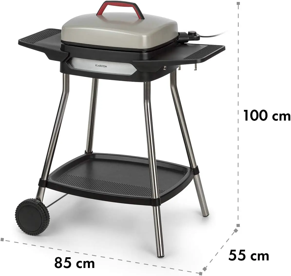 Barbecue électrique en métal noir vue 9