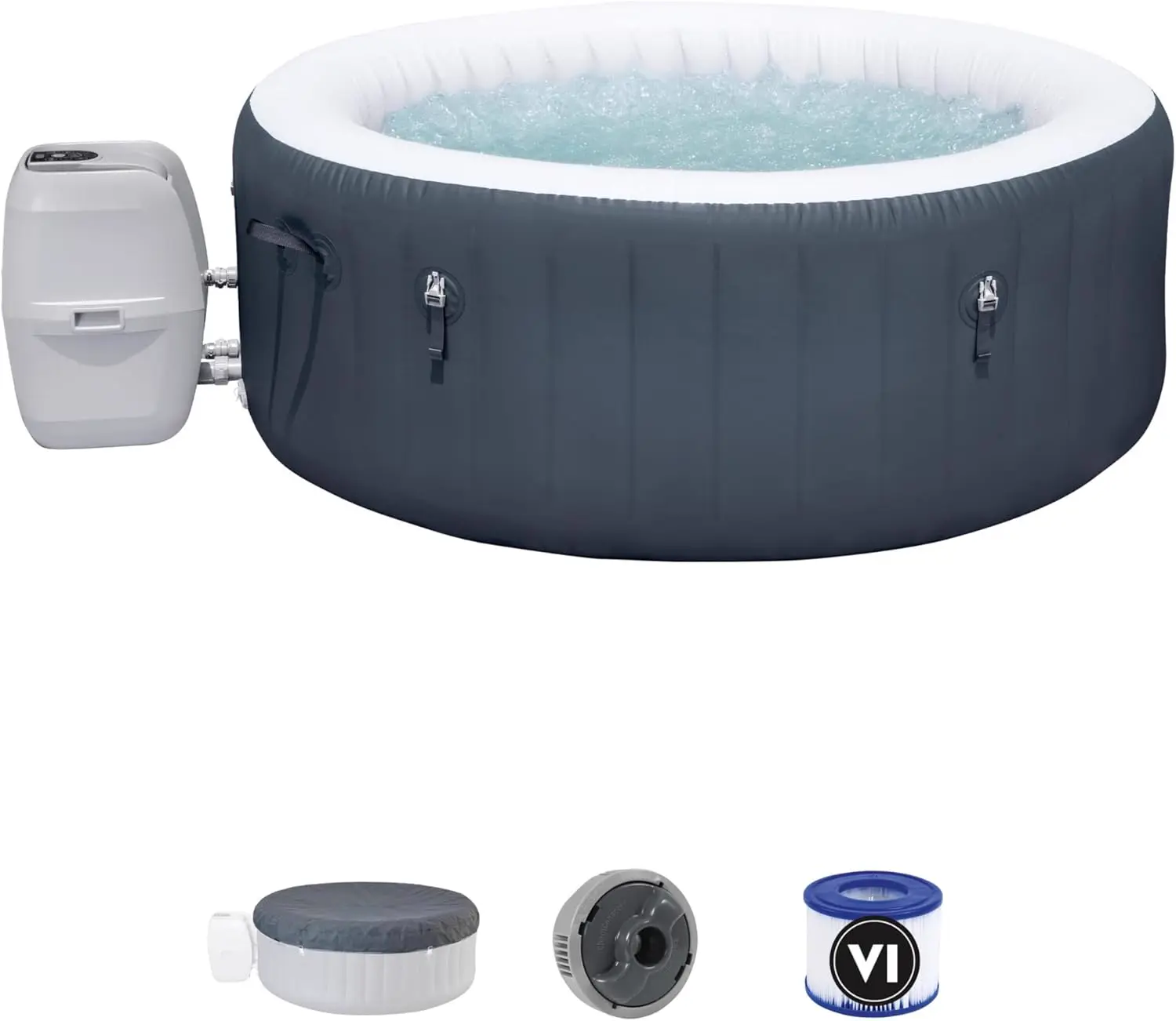 Bestway Spa Gonflable Rond Lay-Z-Spa Baja Airjet 2-4 Personnes