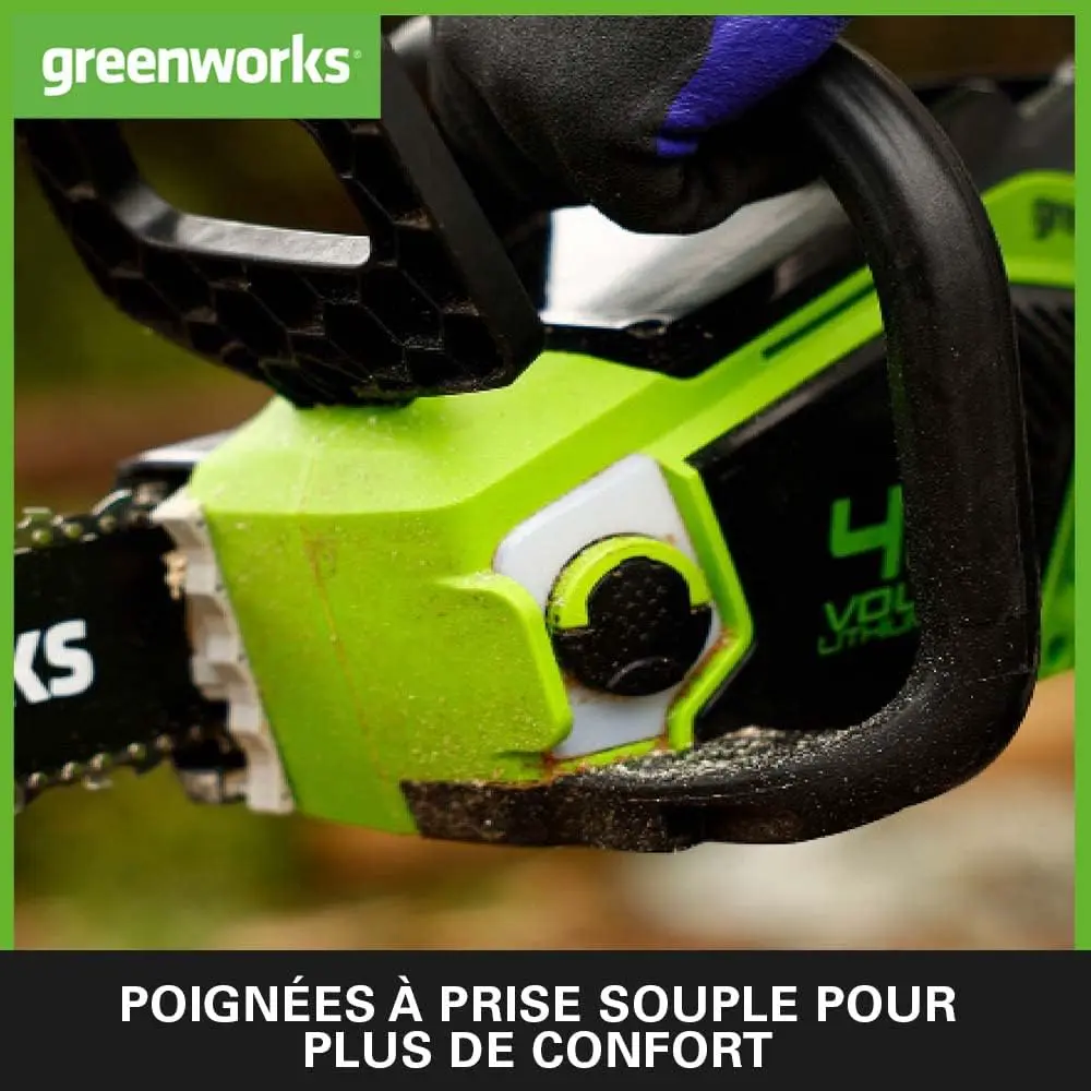 Tronçonneuse électrique Greenworks Tronçonneuse à Batterie ave… vue 4