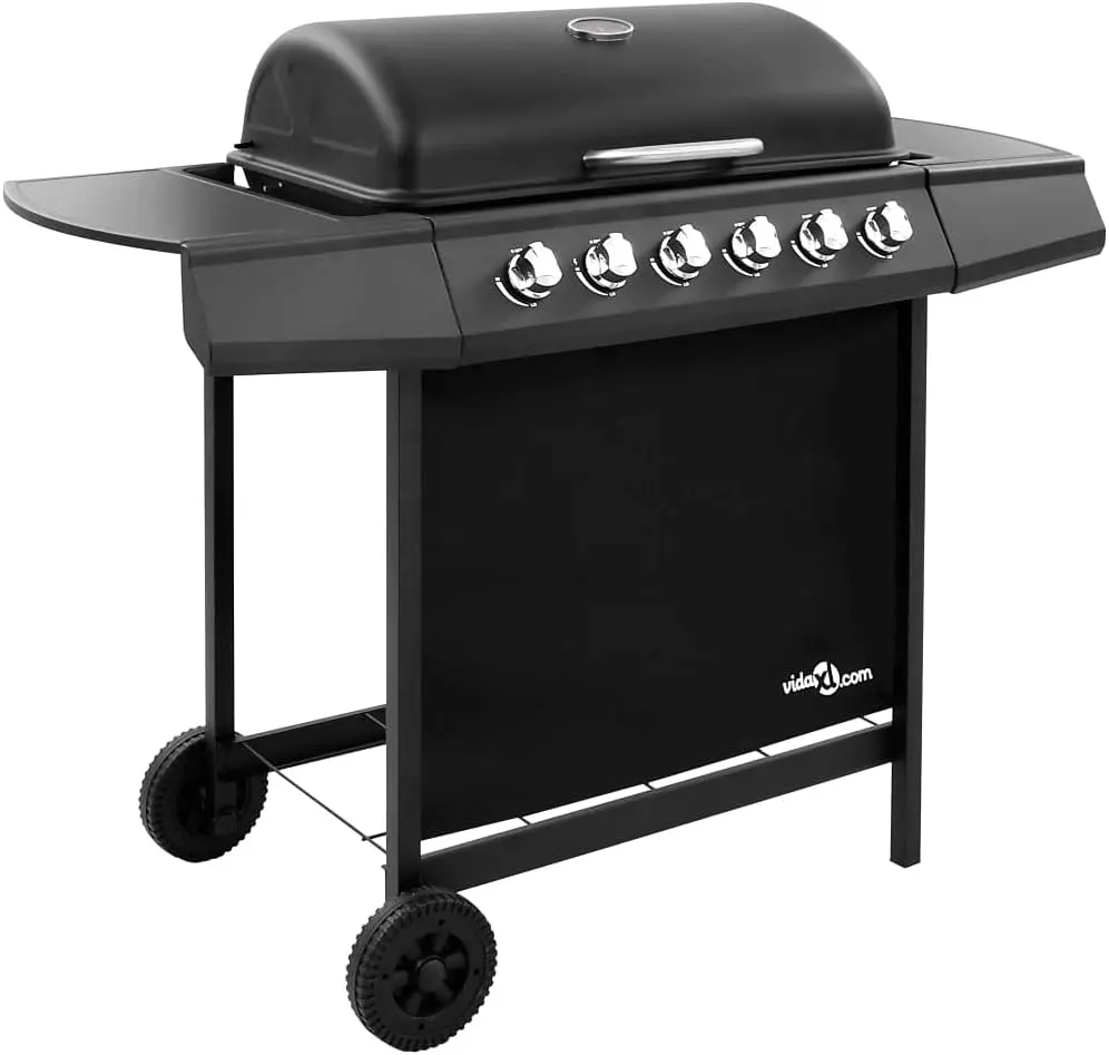 vidaXL Barbecue à gaz avec 6 brûleurs