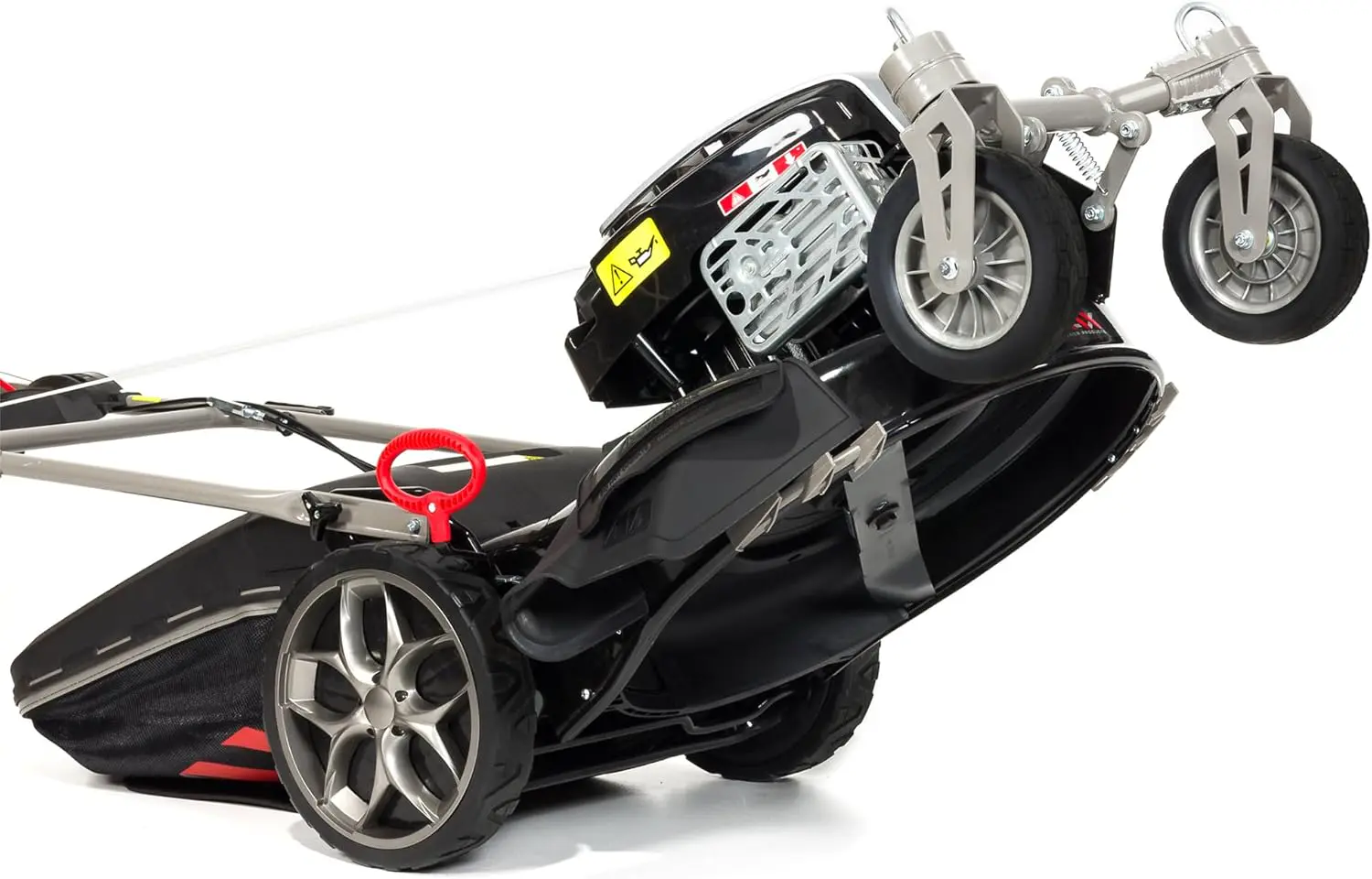 Tondeuse autoportée en métal noir vue 7
