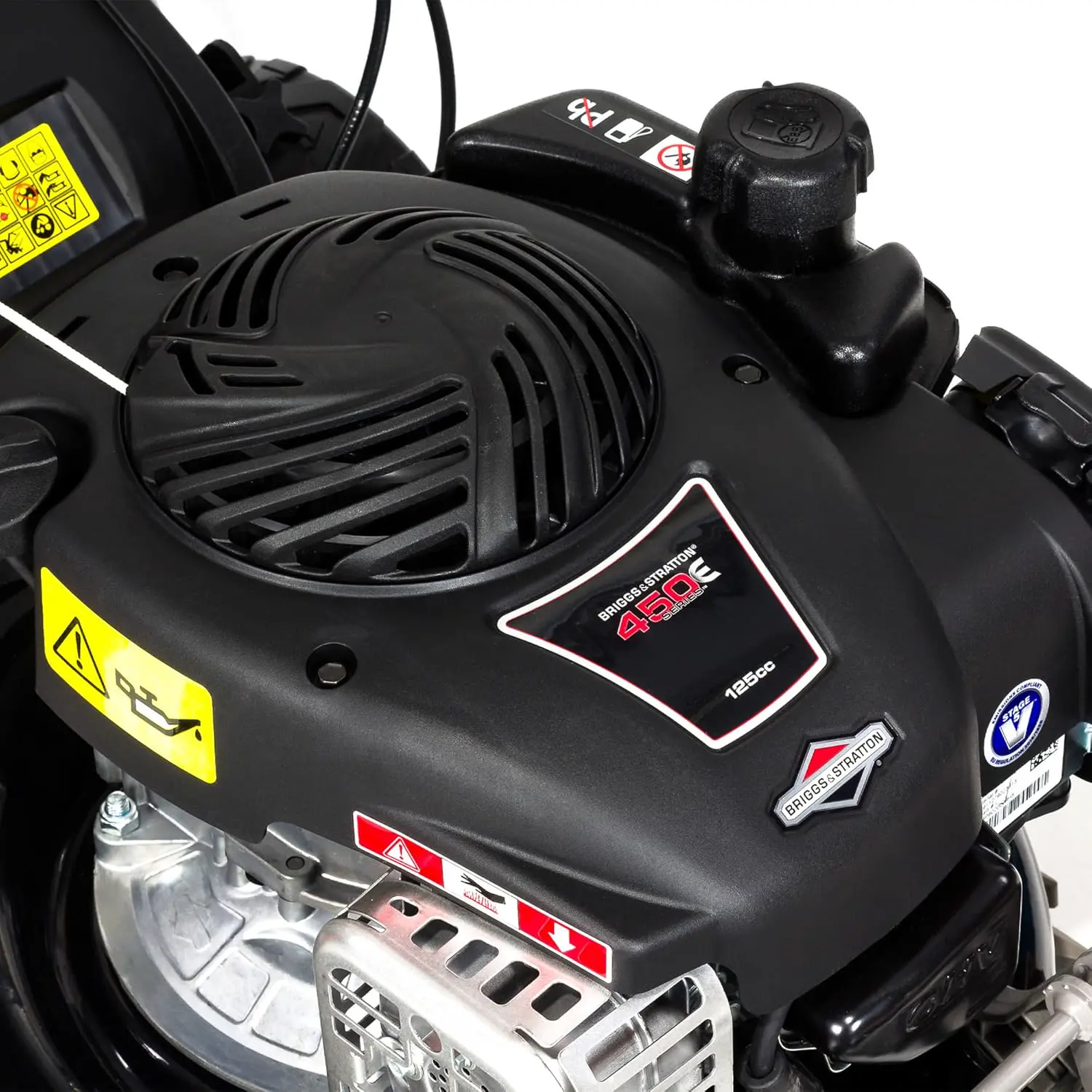 Tondeuse autoportée en métal noir vue 8