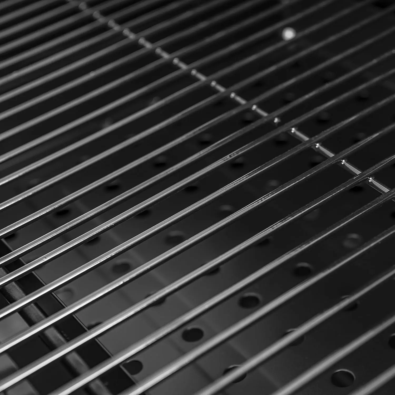 Barbecue à charbon en métal noir vue 9