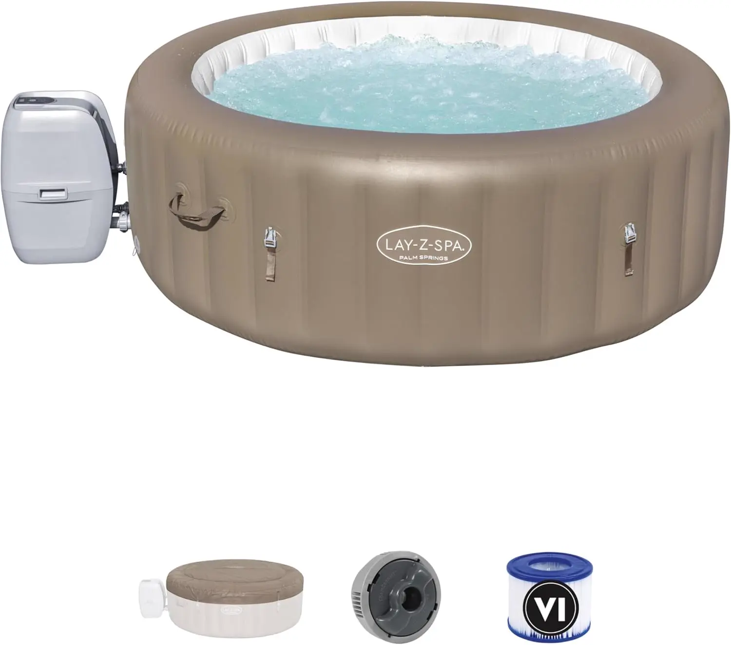 Bestway LAY-Z-SPA® Palm Springs Airjet™ 196 x 71 cm, 4-6 personnes