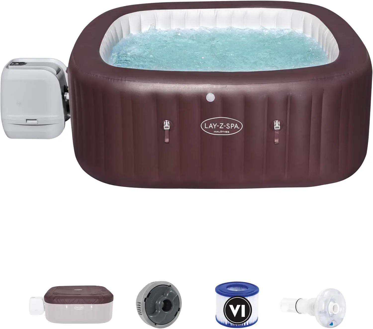 Bestway Lay-Z-Spa, Brune, 5-7 Personnes