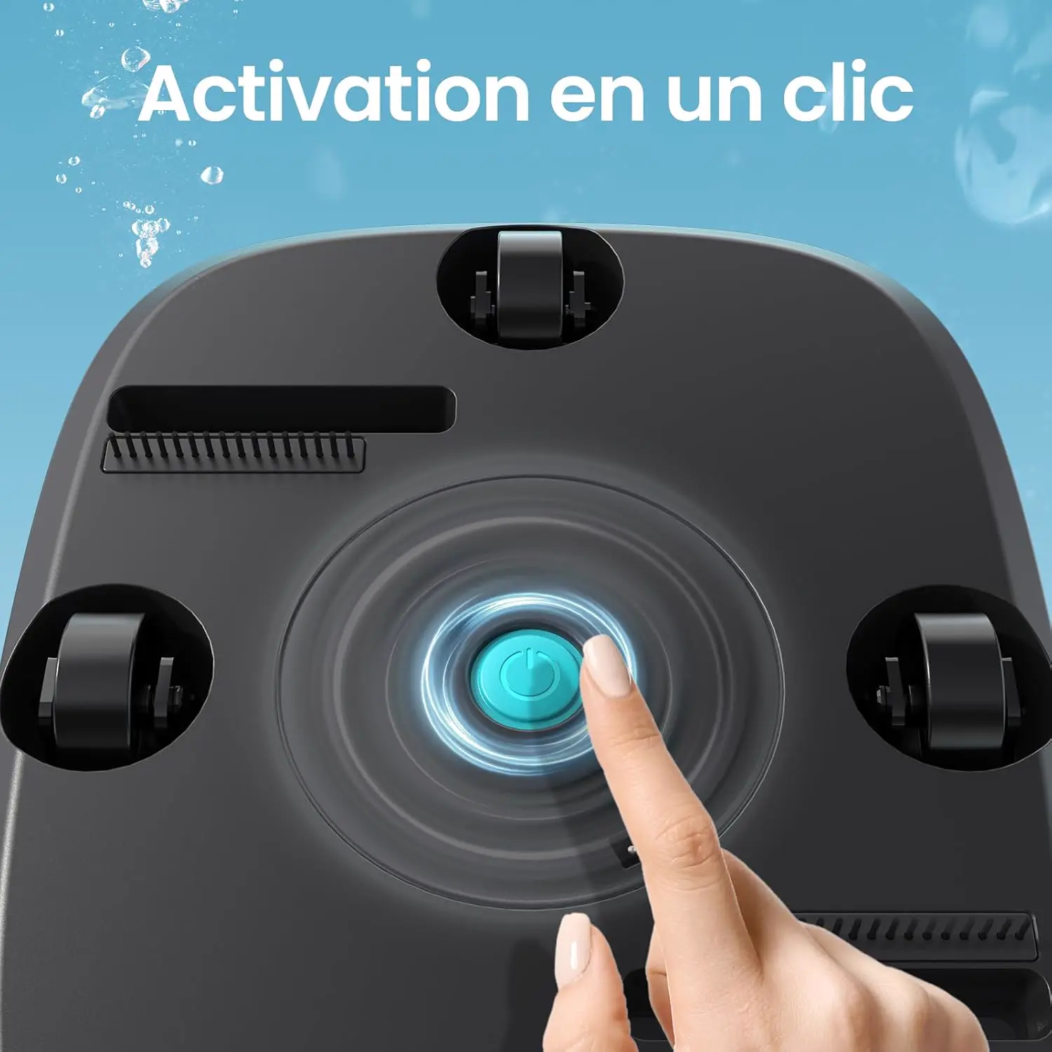 Robot piscine 80 m² vue 8