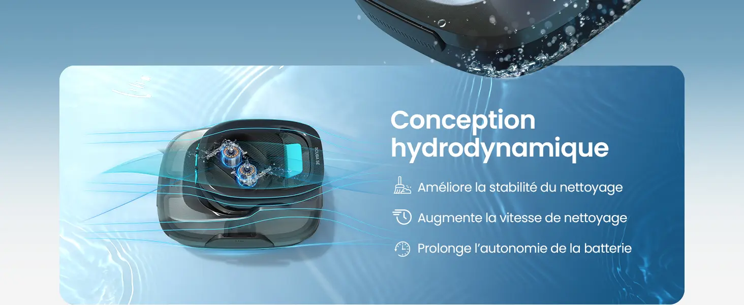 Robot piscine vert — contenu détaillé 3