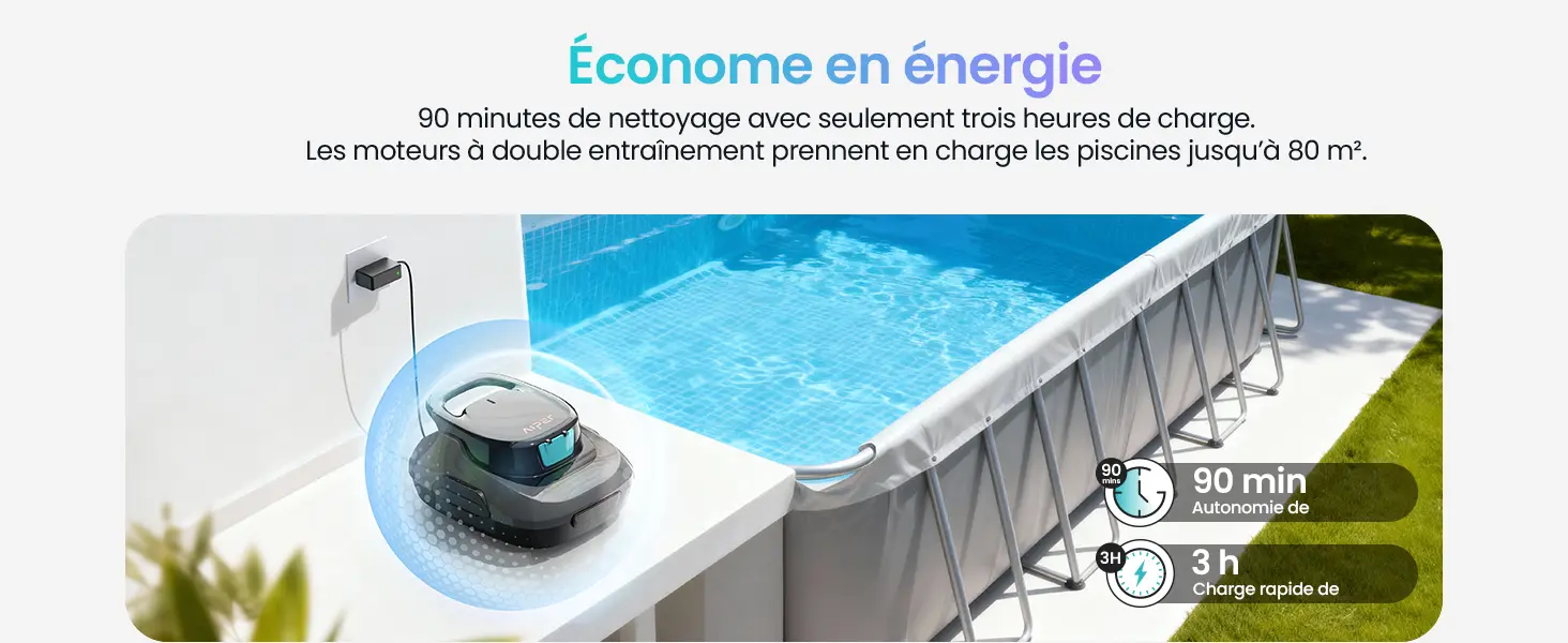 Robot piscine vert — contenu détaillé 6