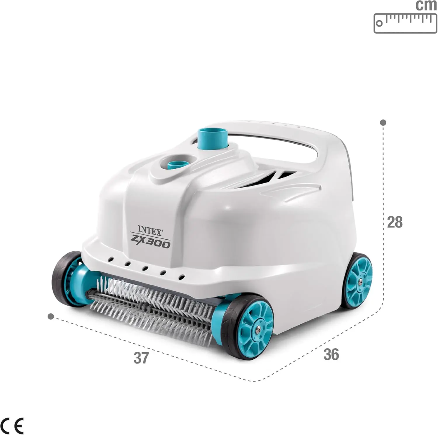 Robot piscine Intex robot aspirateur fond et parois zx300 vue 4