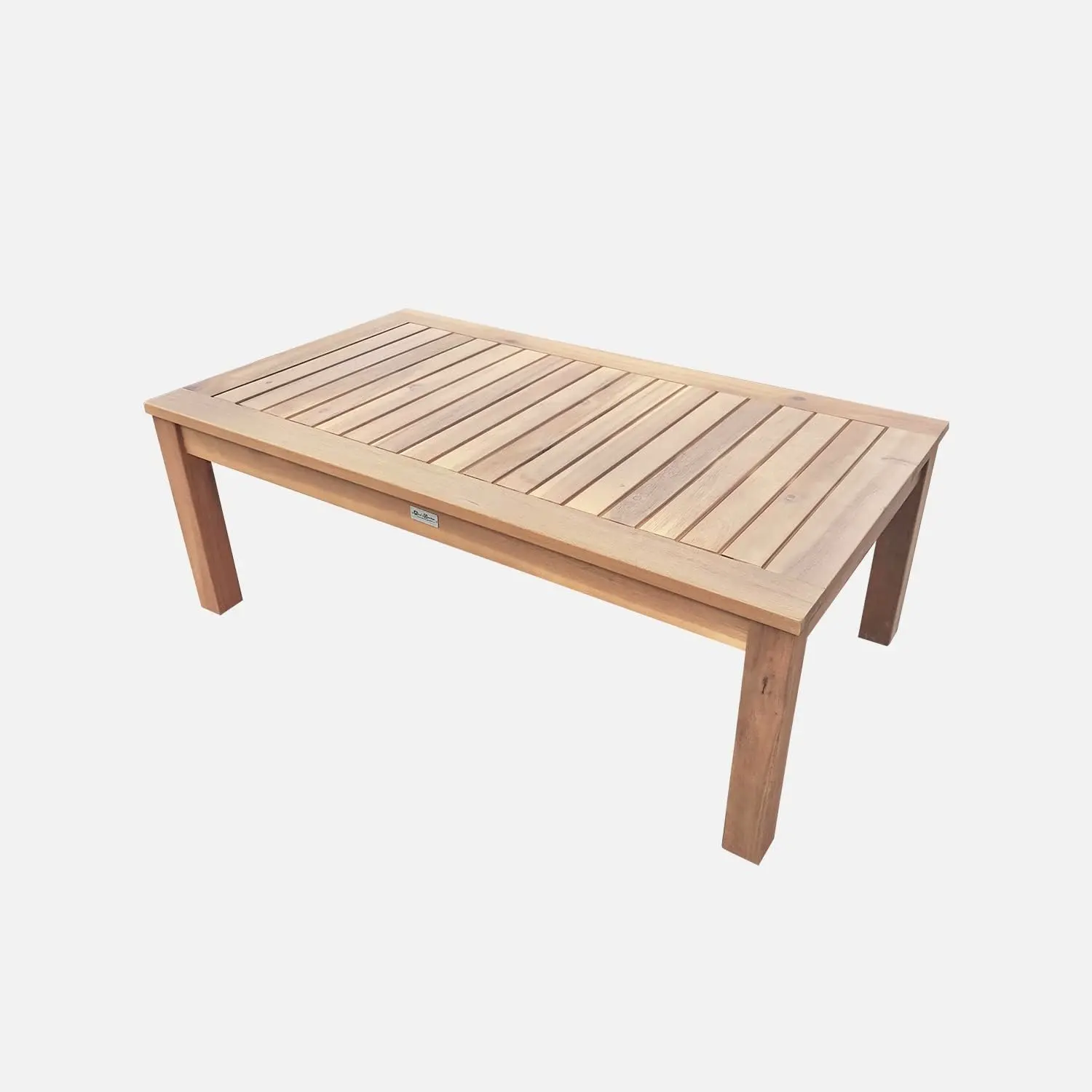 Salon de jardin 4 places en bois vue 6
