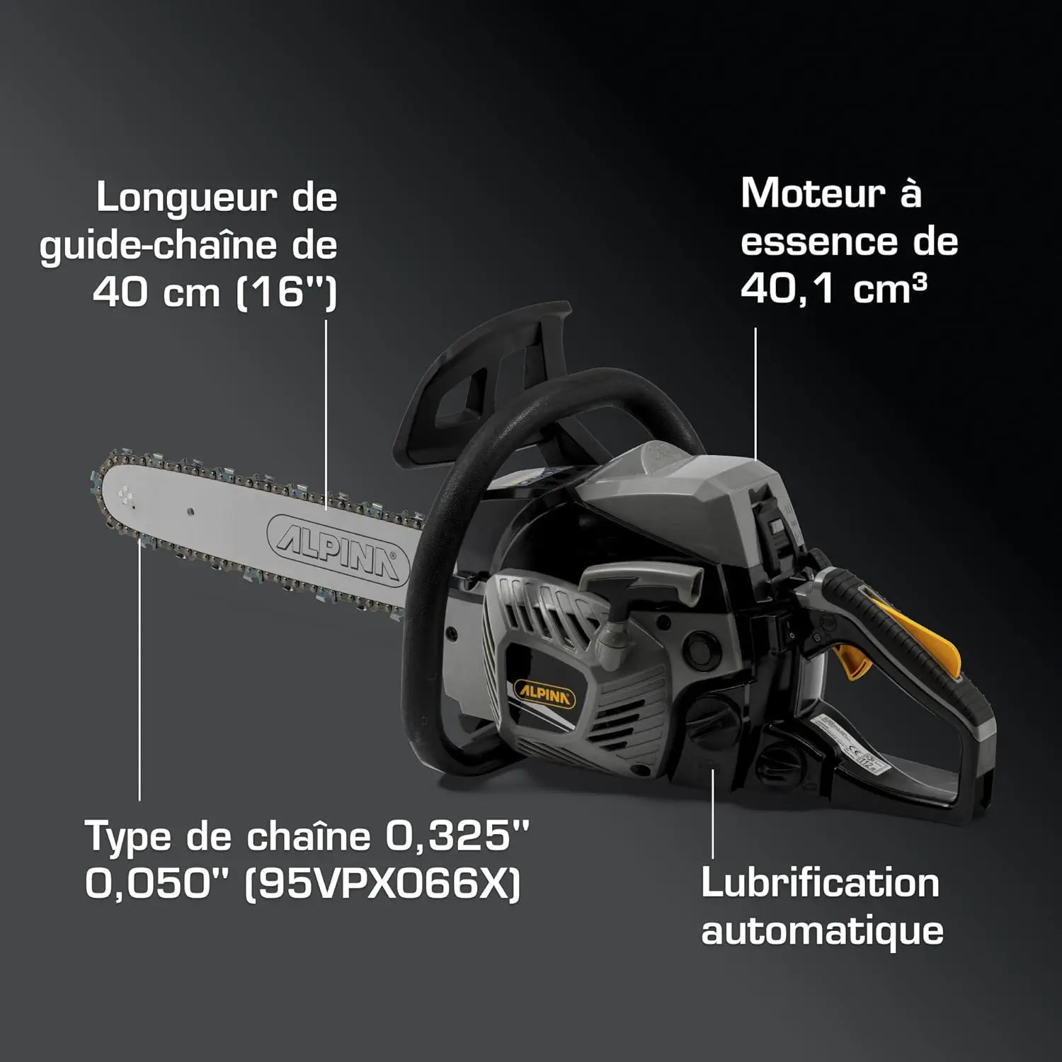 Tronçonneuse thermique Alpina Tronçonneuse Thermique ACS 41 vue 7