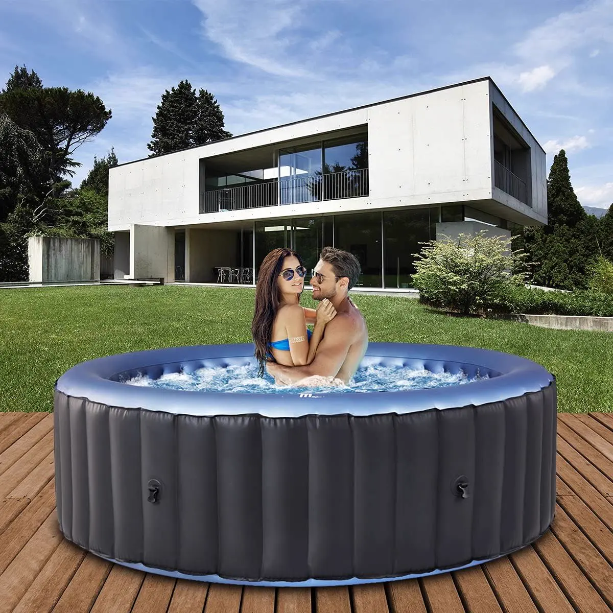 Miweba MSpa Spa Gonflable Extérieur Bergen C-BE041 | Rond ⌀ 180,0 cm