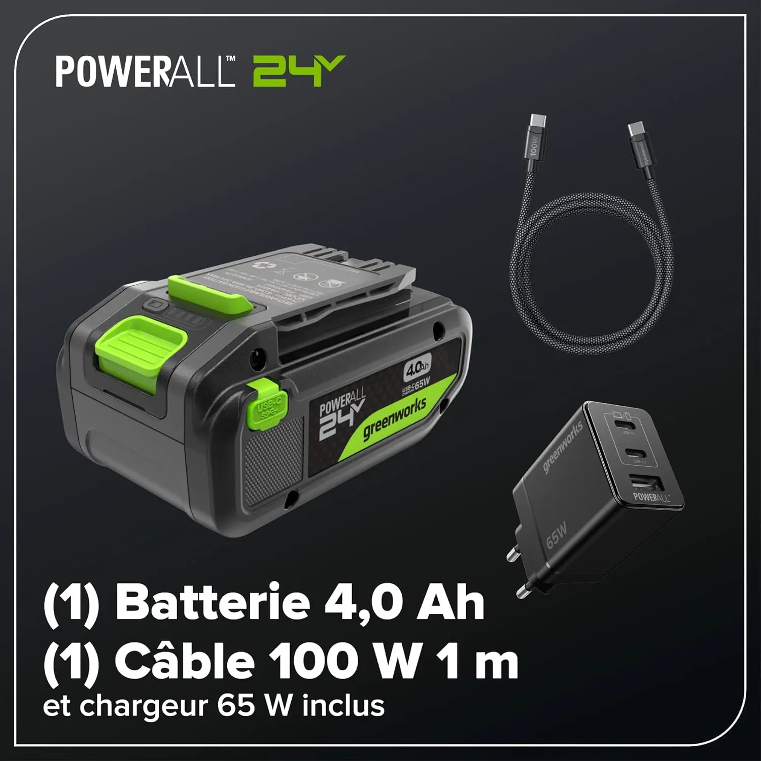 Tronçonneuse à batterie en métal vue 6