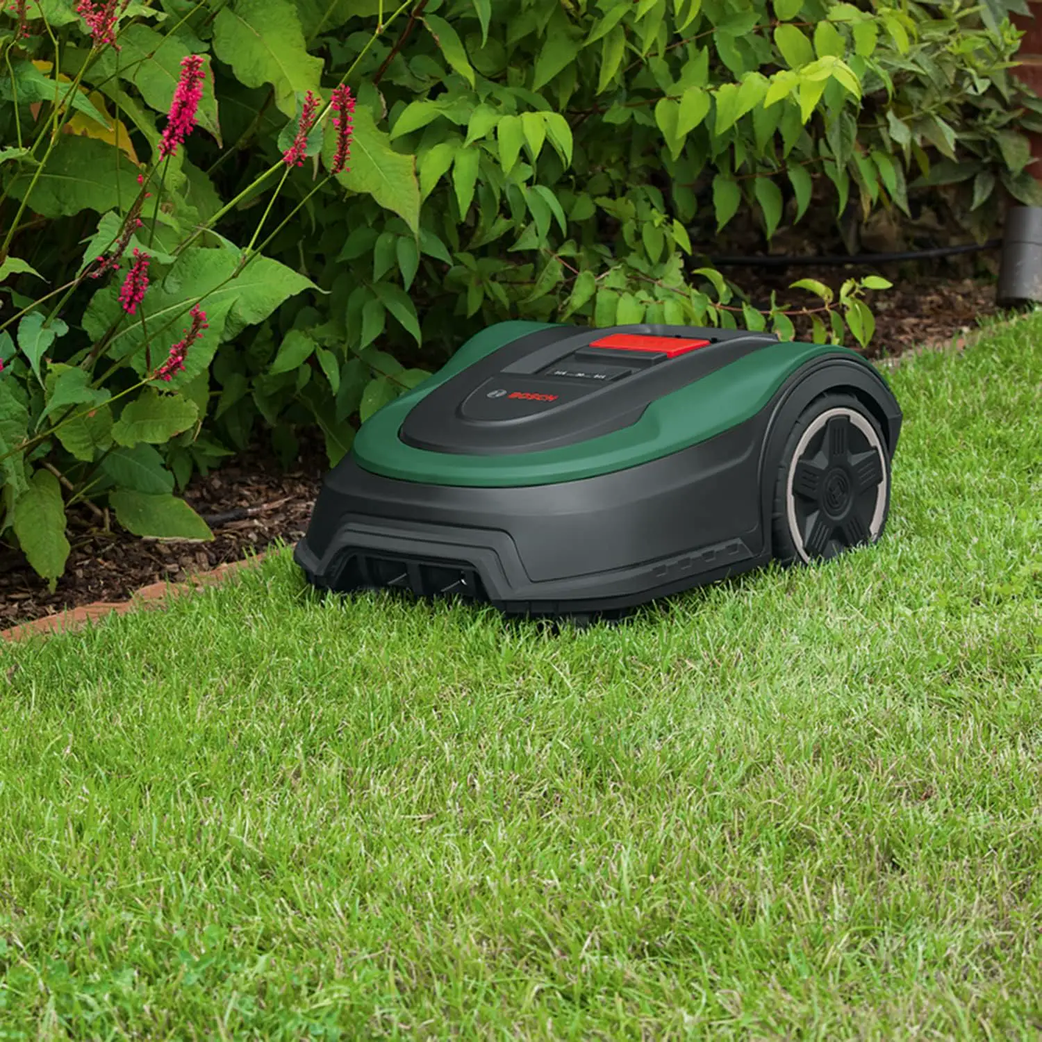 Robot tondeuse vert vue 7