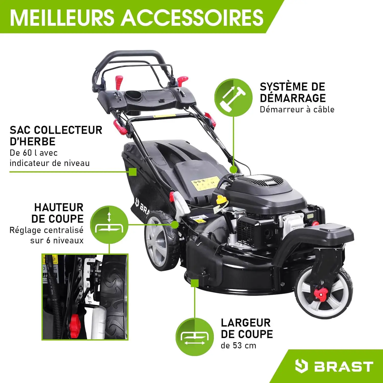 Tondeuse autoportée en métal vue 5