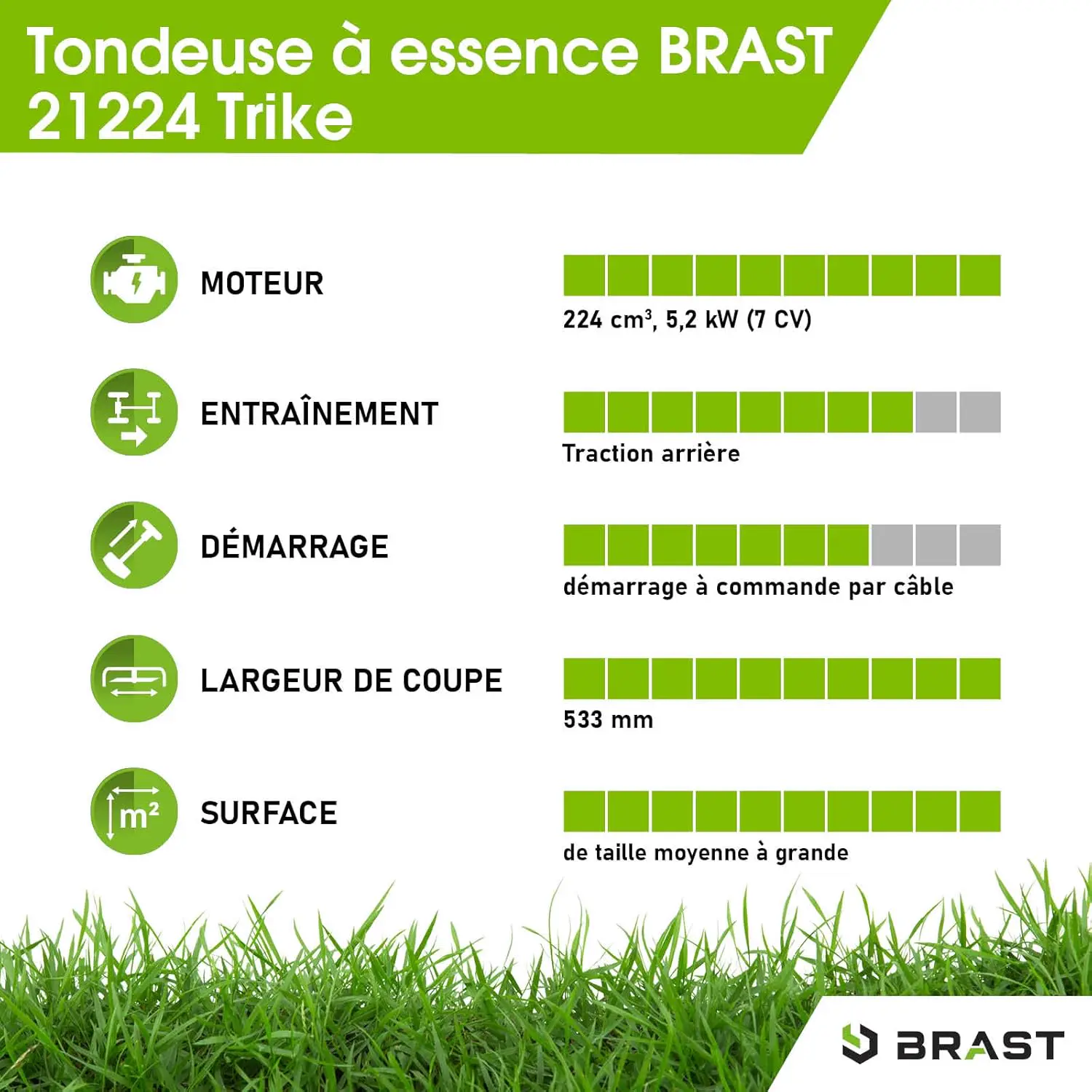 Tondeuse autoportée en métal vue 8