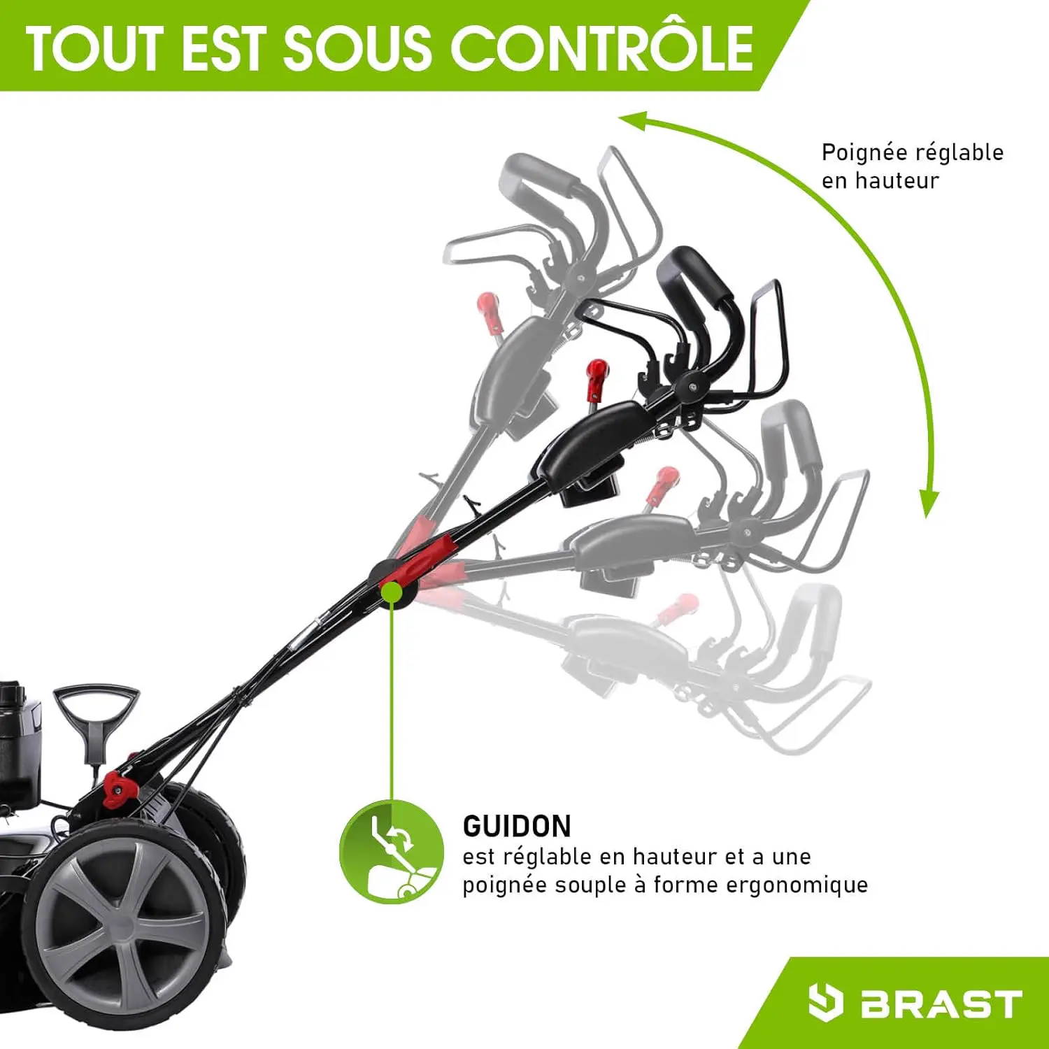 Tondeuse autoportée en métal vue 11